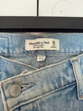Abercrombie & Fitch Light Blue Straight Leg Jeans